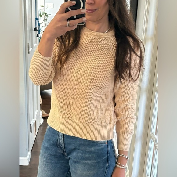J. Crew Cotton Fisherman Sweater - Picture 1 of 9